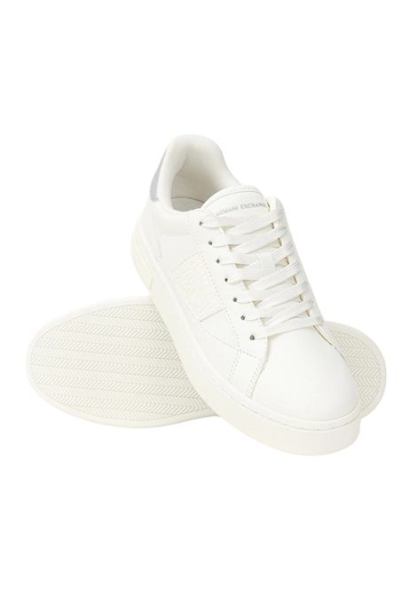 Trainers with logo insert and metal detailing ARMANI EXCHANGE | shoes | XDX177 XV918M801